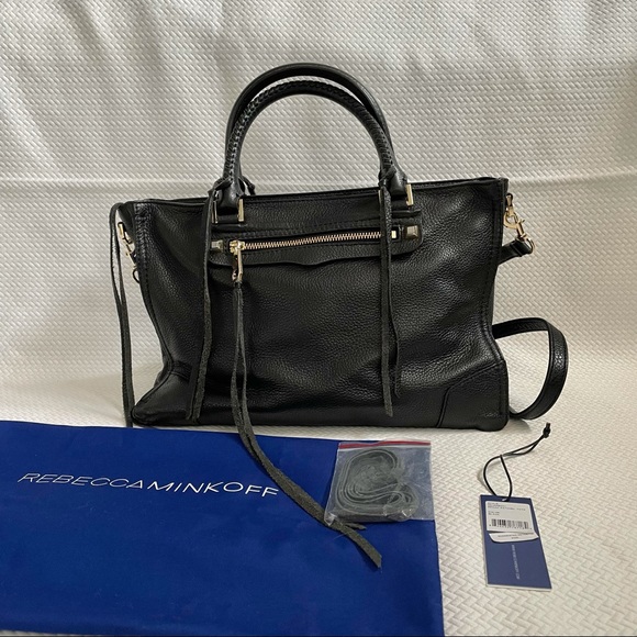 Rebecca Minkoff Handbags - Rebecca Minkoff Regan Satchel Tote - Black